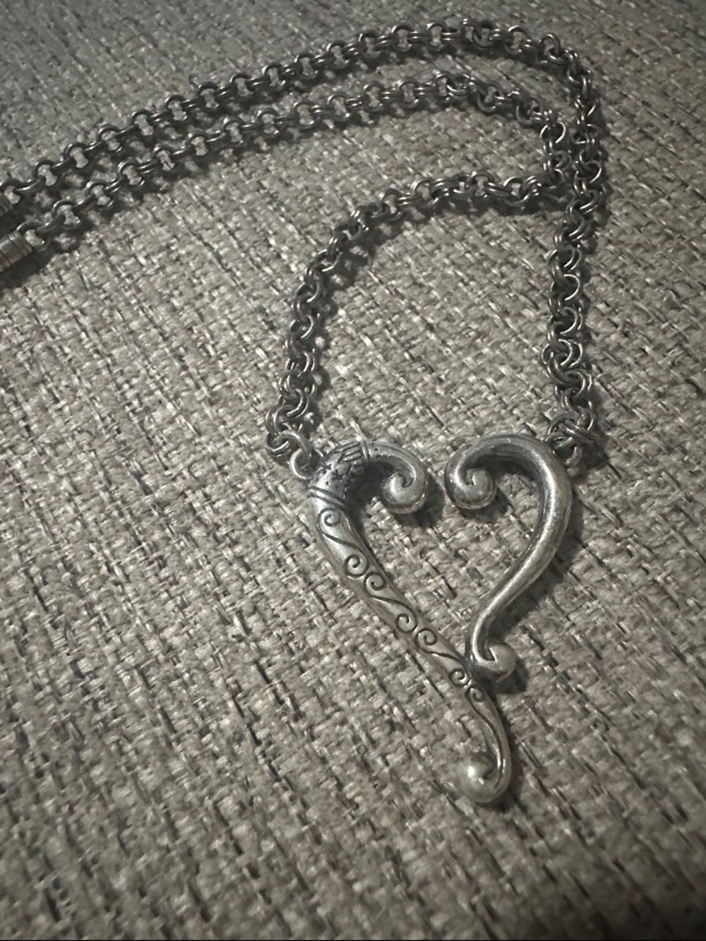 VTG Brighton Retired Tuscan Heart Necklace - Picture 2 of 3